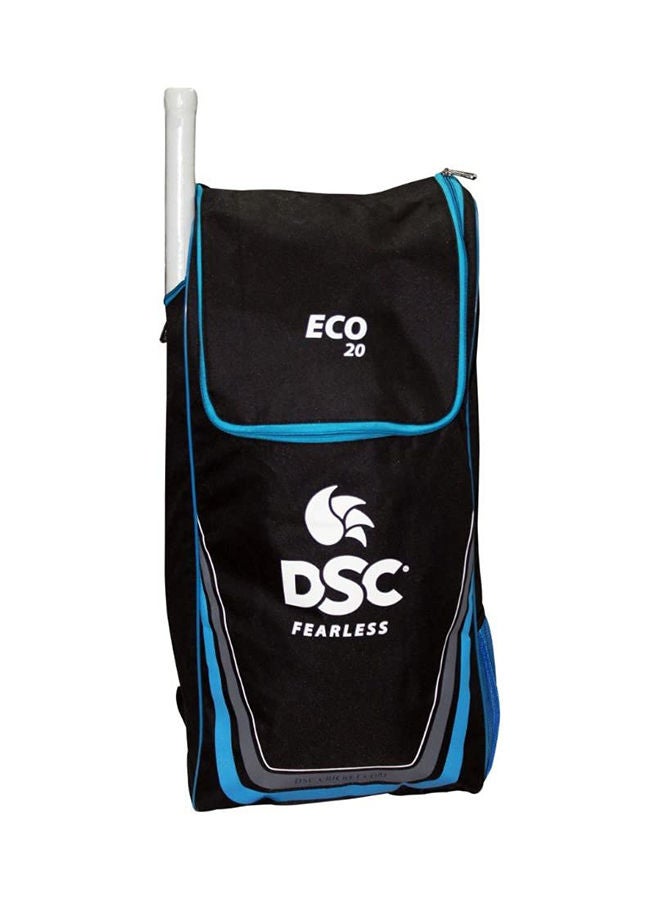 Eco-20 Cricket Kit Bag | Size: 28L x 13.5 Bx 6.5 H Inches | Material: Durable Duro | Volume: 57 Litres | Anti-Scuff Corner Protection | Durable & Classy