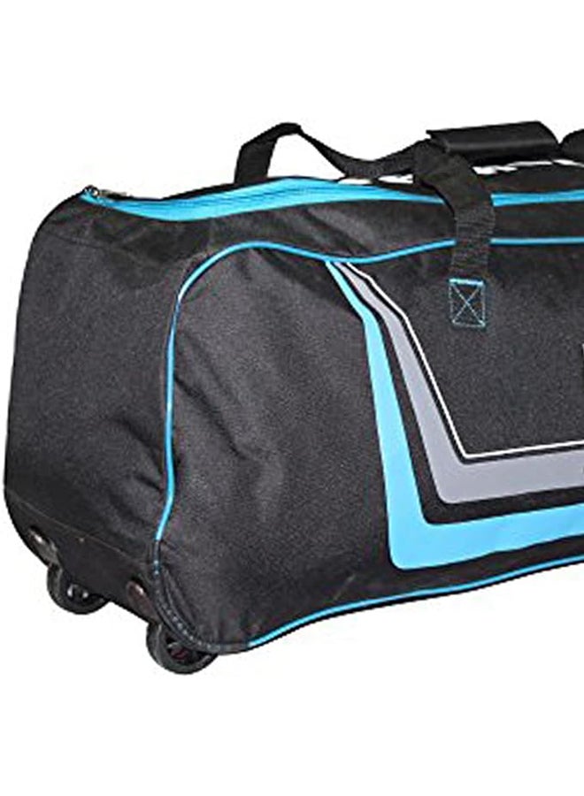 Eco 100 Cricket Kit Bag | Size: 34Lx 10.5Wx 12.5H Inches| For All Players | Material: Polyester | Durable & Classy | Anti-Scuff Corner Protection | Additional Zipped Pocket