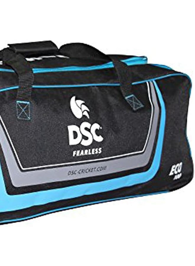 Eco 100 Cricket Kit Bag | Size: 34Lx 10.5Wx 12.5H Inches| For All Players | Material: Polyester | Durable & Classy | Anti-Scuff Corner Protection | Additional Zipped Pocket