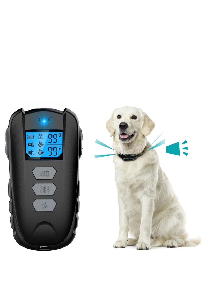 Dog Training Collar, Dog Shock Collar with 1650Ft Remote, IPX7 Waterproof Dog Collar with Beep