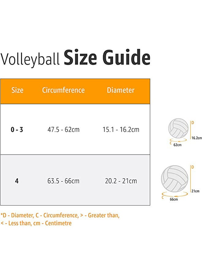 VB-474 Super Synthetic Volleyball | Size : 4 | 18 Panel | Training | Outdoor Sport | Excellent Resistance