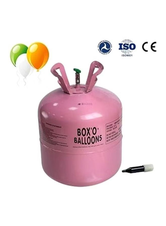 Helium Tank Baloon And Ribbon