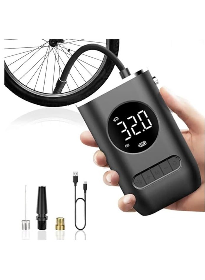 Car Air Pump Portable Mini Self Propelled Electric Tire Pump Air Pump Handheld Wireless Digital Display Charging Pump