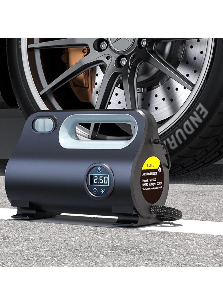 Portable Tire Inflator Car Tyre Inflator Pump 12V Air Compressor Digital Automatic Electric With Pressure Gauge Tire Inflators