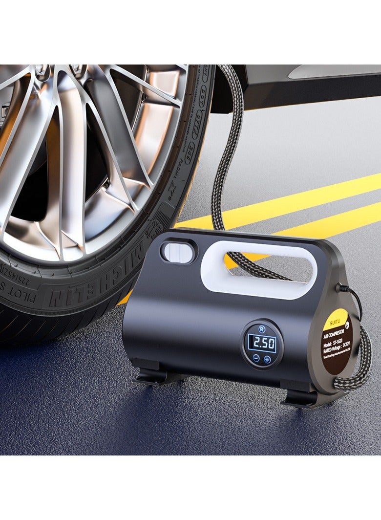 Portable Tire Inflator Car Tyre Inflator Pump 12V Air Compressor Digital Automatic Electric With Pressure Gauge Tire Inflators