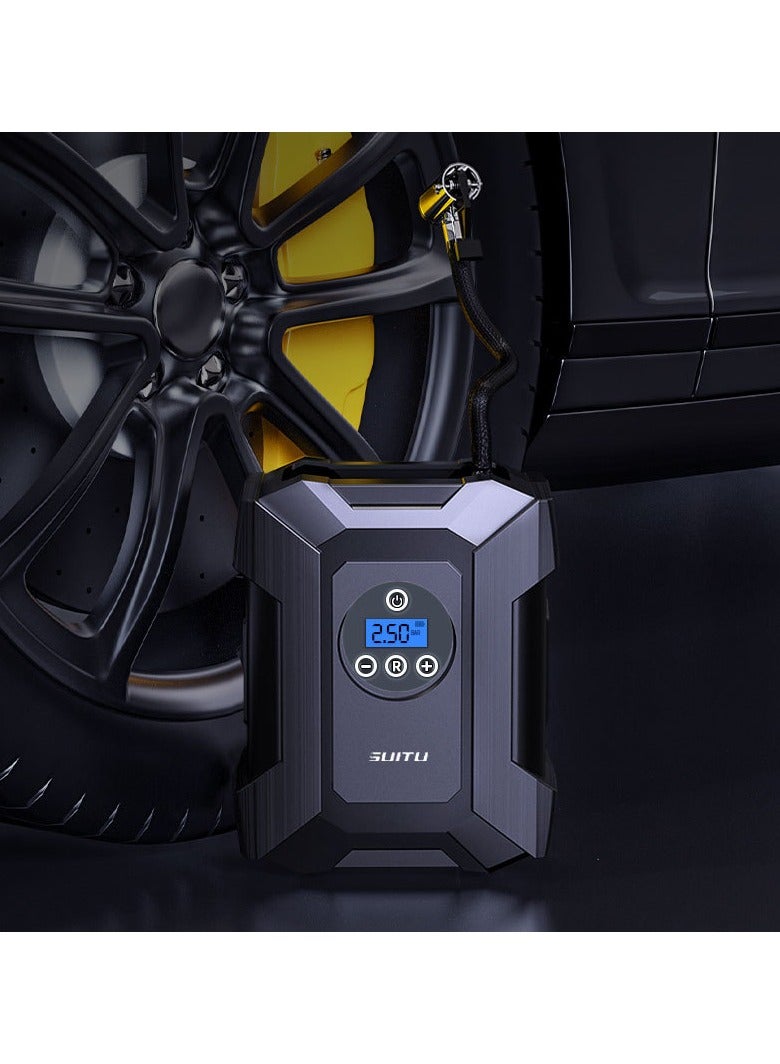 Car air pump digital display car air pump portable car mini air pump handheld off-road vehicle air pump