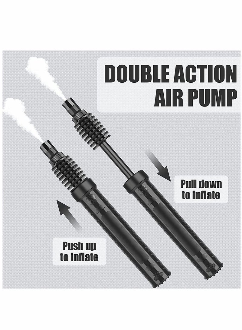 Portable Air Pump Sports Ball Tool Inflator with 1 Pcs Needles Valve Adapter for Football Basketball Volleyball Rugby Balloons Swim Inflatables