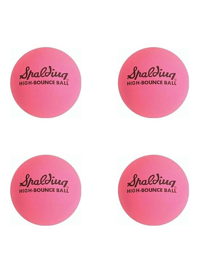 Pack Of 4 Spalding High Bounce Balls Set