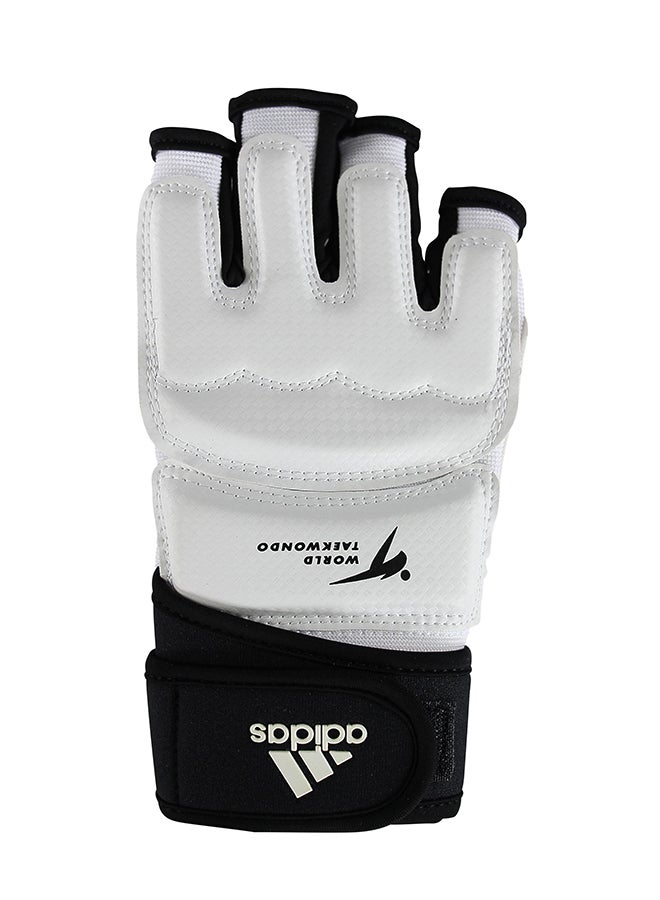 Taekwondo Fighter Gloves - White/Black XS