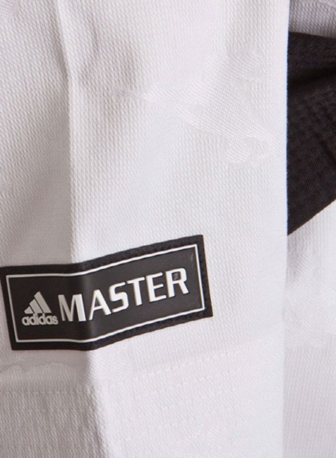 Adi-Supermaster II Taekwondo Uniform - White/Black, 190cm 190cm