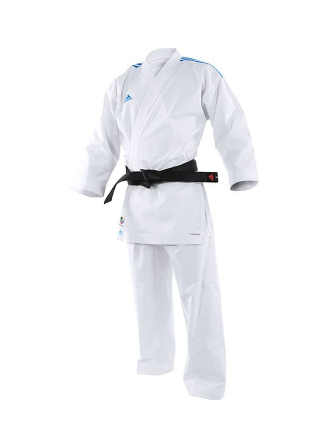 AdiZero Karate Uniform - White/Blue 165cm