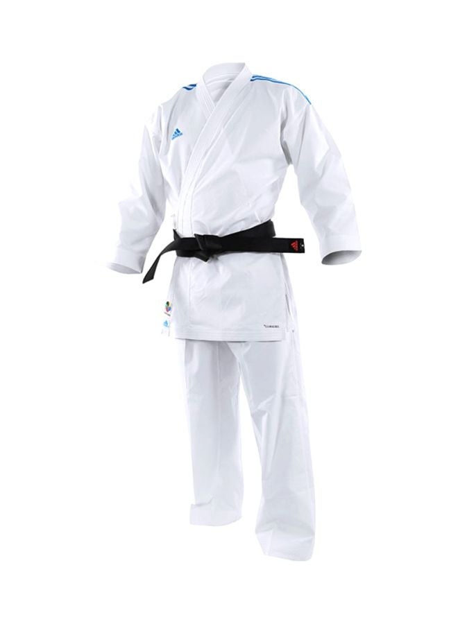 AdiZero Karate Uniform - White/Blue 140cm