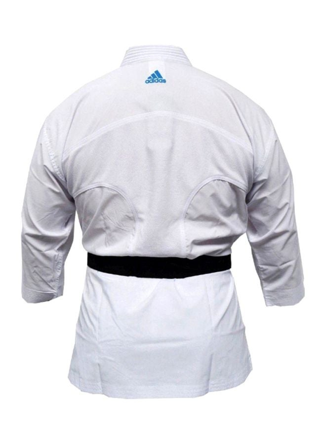 AdiZero Karate Uniform - White/Blue 140cm