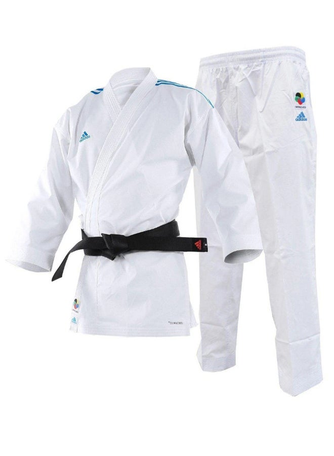 AdiZero Karate Uniform - White/Blue, 185cm 185cm