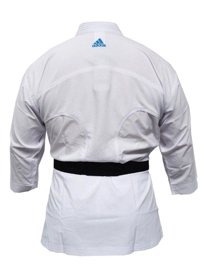 AdiZero Karate Uniform - White/Blue, 185cm 185cm