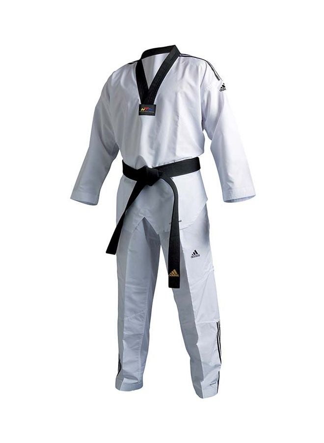 ADI-FIGHTER III Taekwondo Uniform - White/Black,