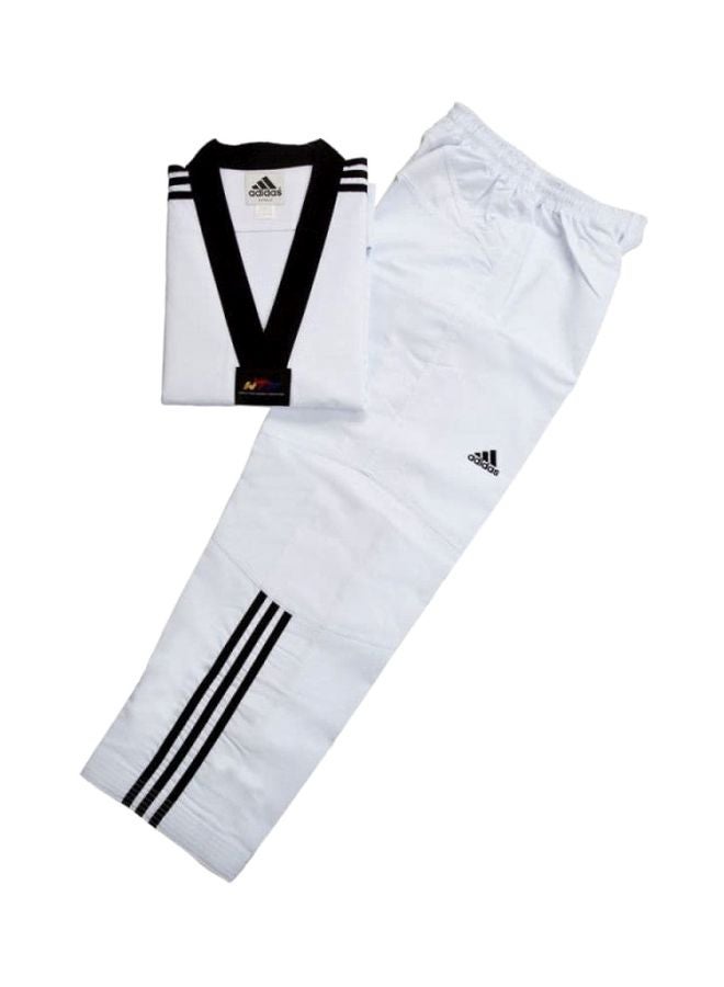 ADI-FIGHTER III Taekwondo Uniform - White/Black