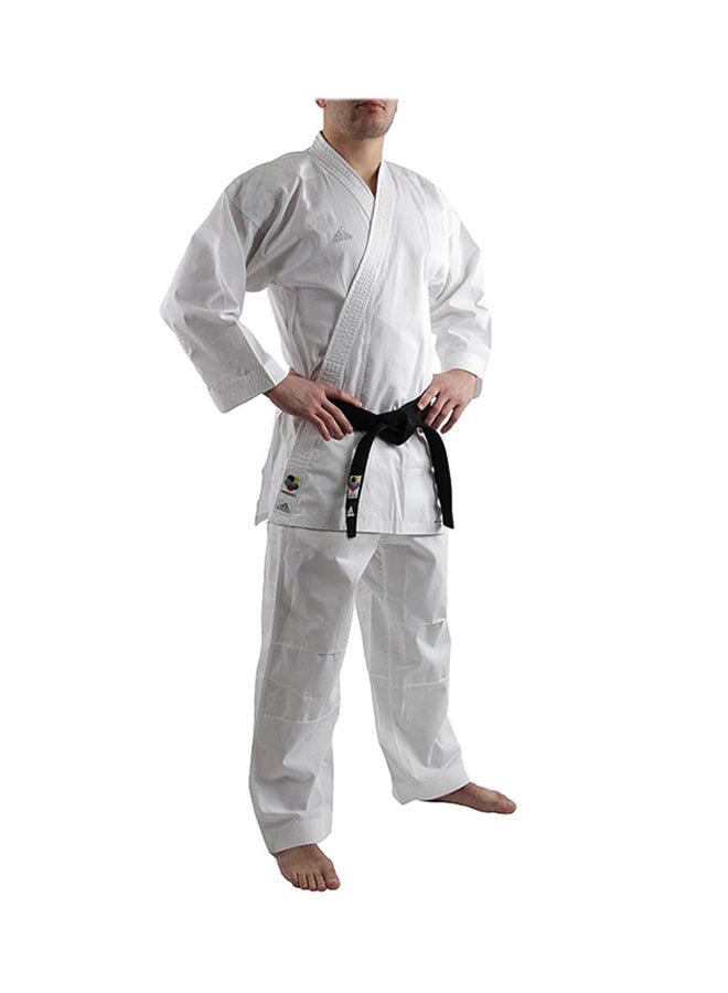 Kumite Fighter Karate Uniform - Brilliant White 150cm