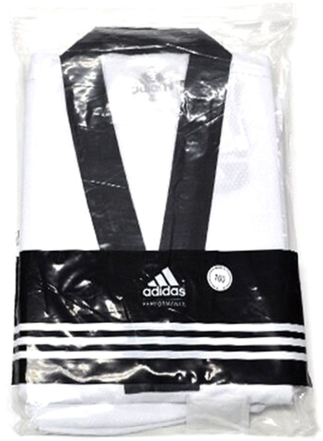 ADI-FIGHTER Taekwondo Uniform - White/Black, 140cm 140cm