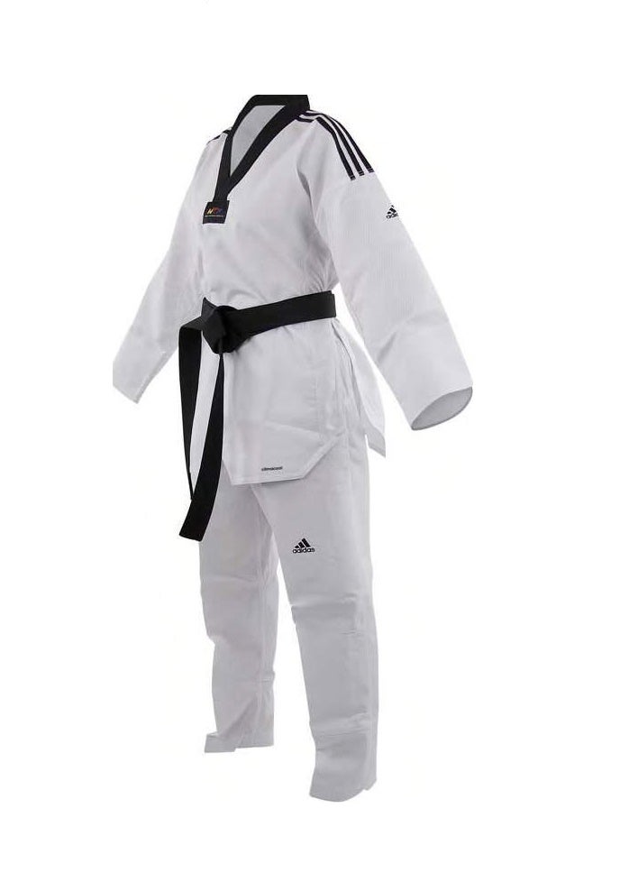 Taekwondo Lady Dobok Uniform - White/Black 210cm