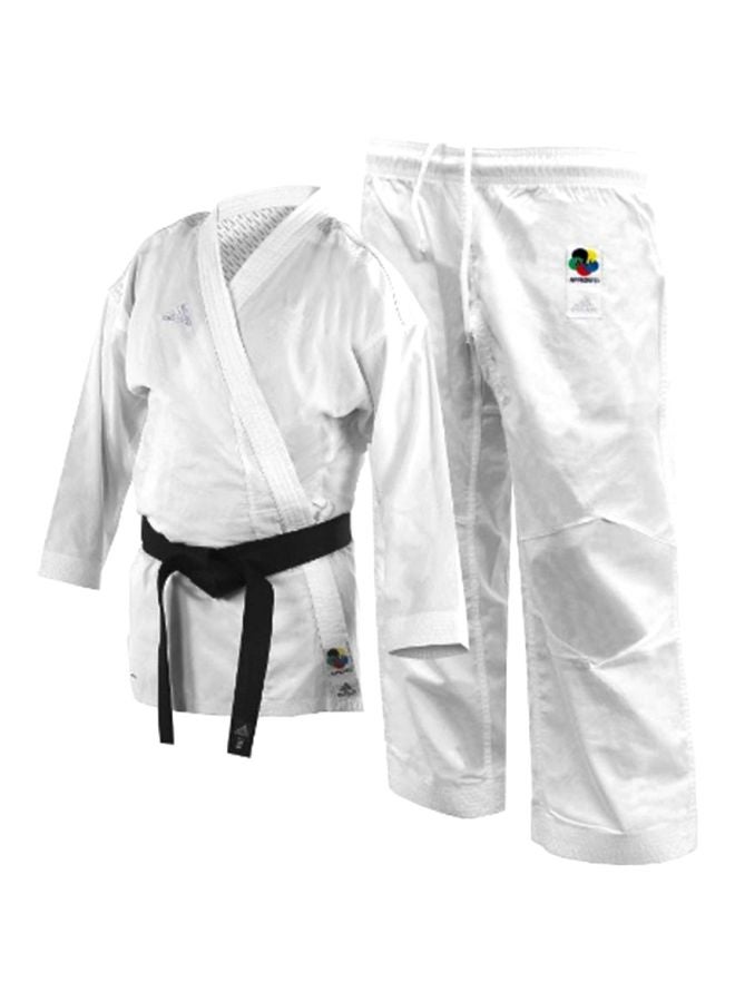 Kumite Fighter Karate Uniform - Brilliant White 145cm