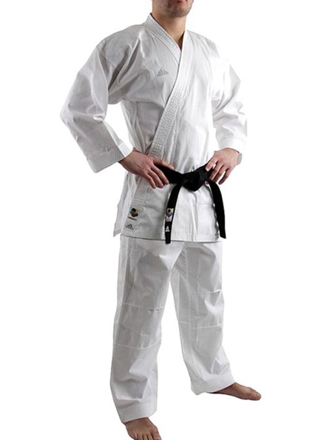 Kumite Fighter Karate Uniform - Brilliant White 145cm