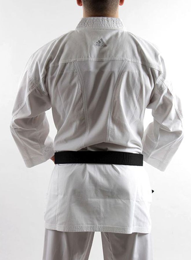 Kumite Fighter Karate Uniform - Brilliant White 145cm