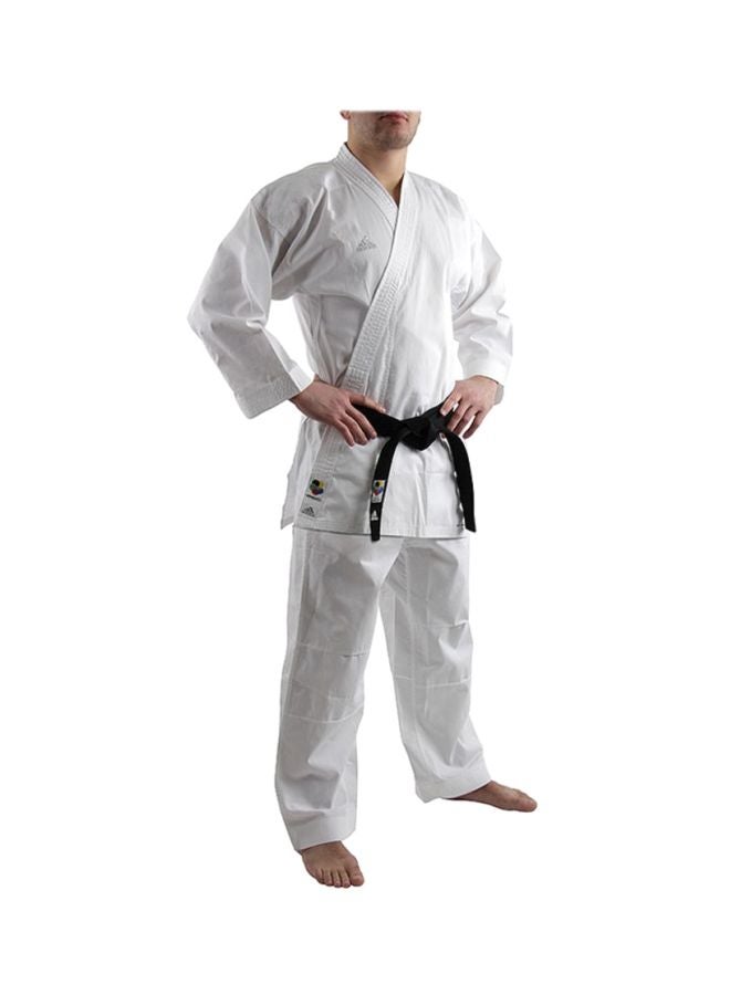 Kumite Fighter Karate Uniform - Brilliant White 140cm