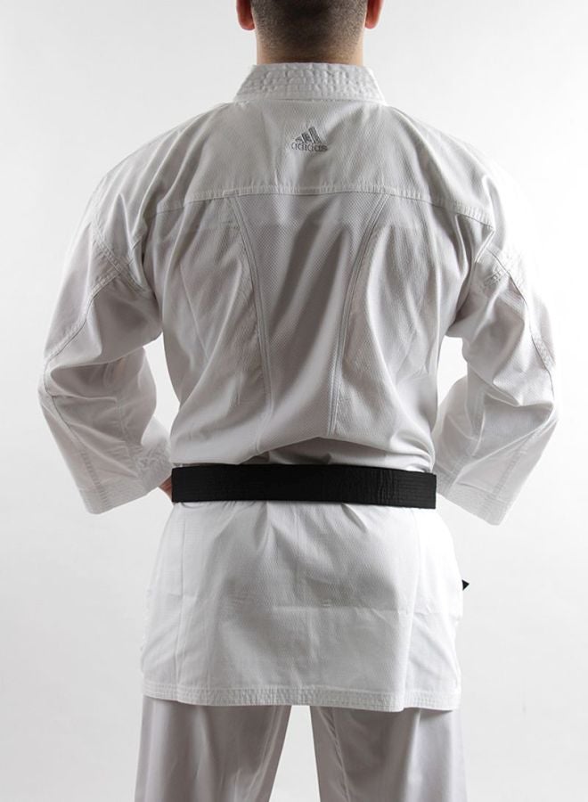 Kumite Fighter Karate Uniform - Brilliant White 140cm