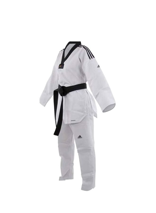 Taekwondo Lady Dobok Uniform - White/Black 170cm