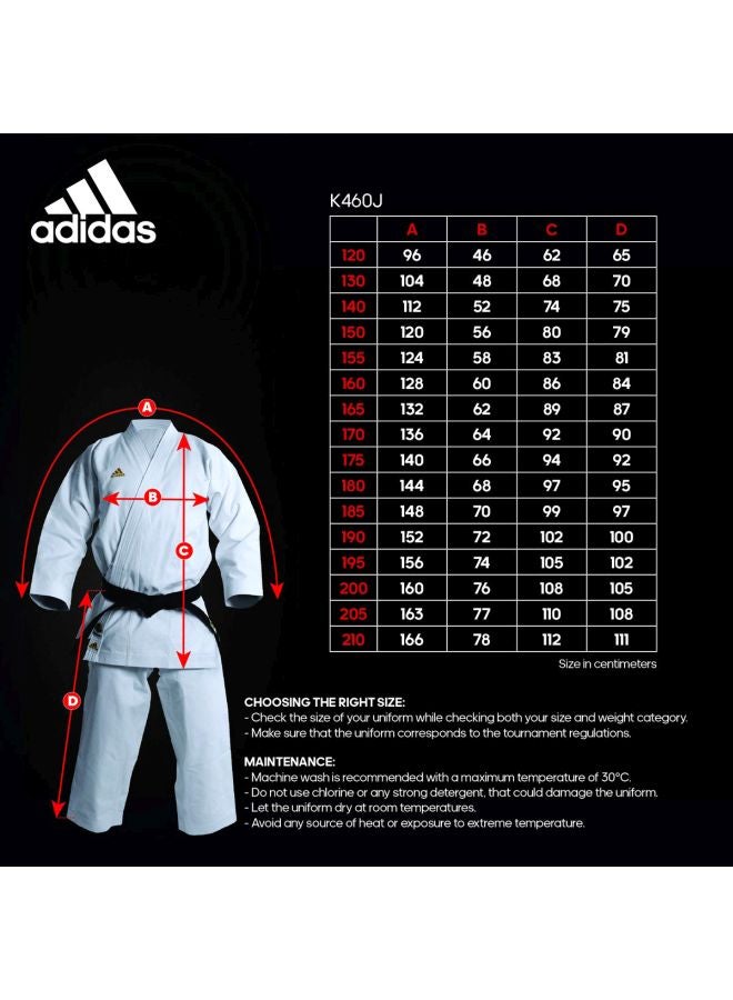 Champion Karate Uniform - Brilliant White, 205cm 205cm