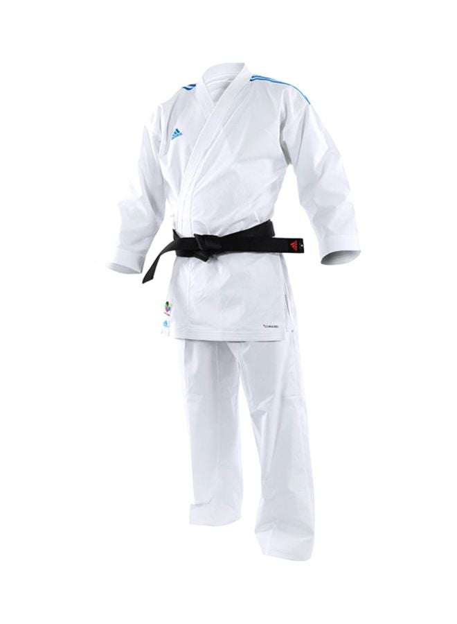 AdiZero Karate Uniform - White/Blue 155cm