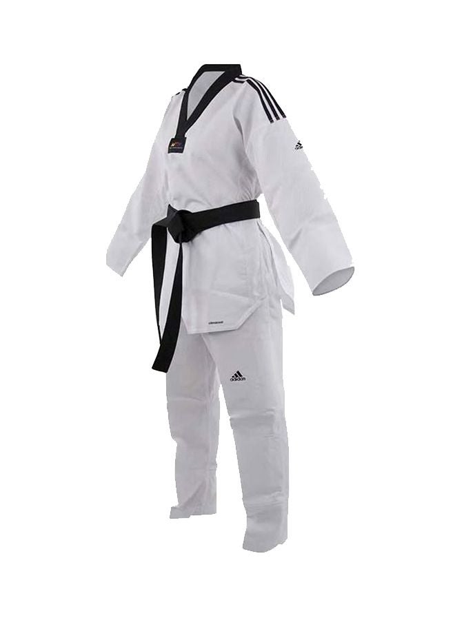 Taekwondo Lady Dobok Uniform - White/Black 150cm