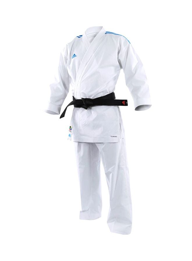 AdiZero Karate Uniform - White/Blue, 200cm