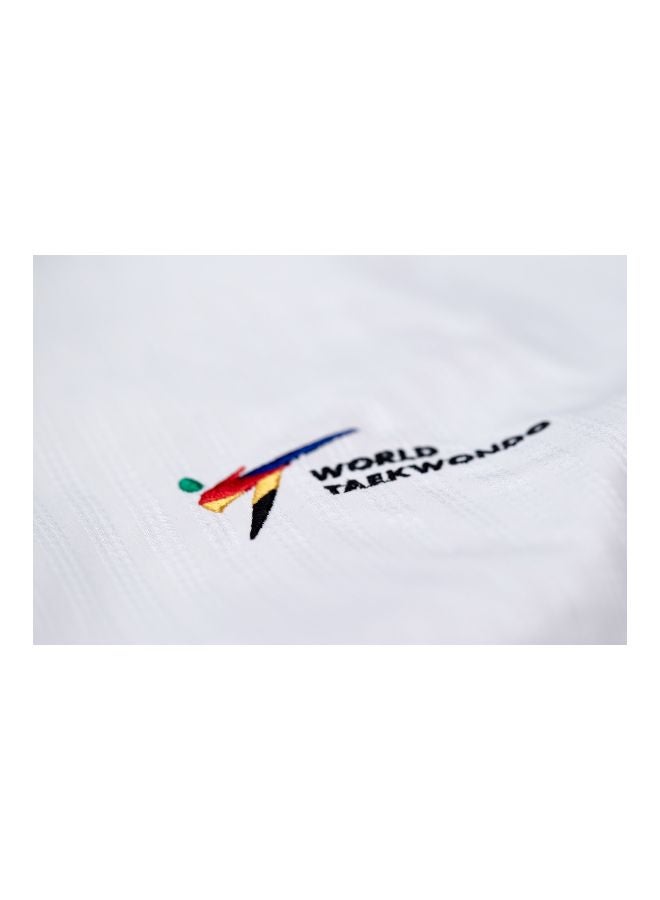 Taekwondo Poomsae Youth Female Uniform - White/Red