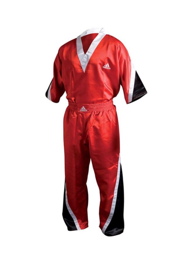 Team Uniform Martial Arts Suit Set Red/Black/White 100cm