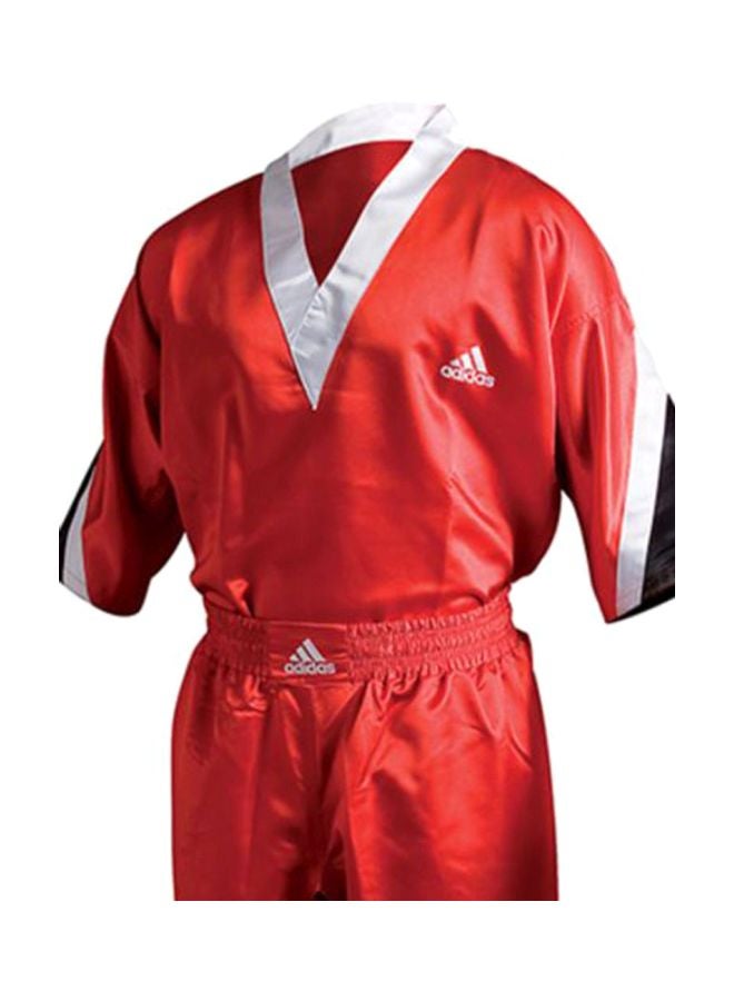 Team Uniform Martial Arts Suit Set Red/Black/White 100cm