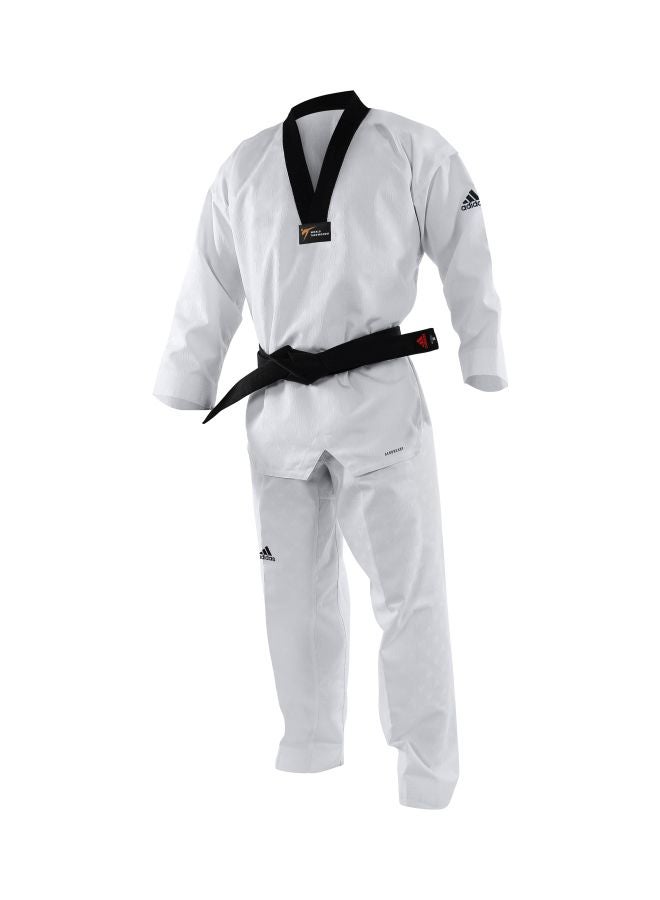 2-Piece Adi-Champion IV 2019 Taekwondo Uniform Set 130cm