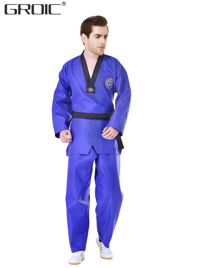 Taekwondo Suit,Brazilian BJJ Gi Jiu Jitsu Gi for Adults Gi Uniform Durable Pant & Jacket,Sports Training Clothes Parts