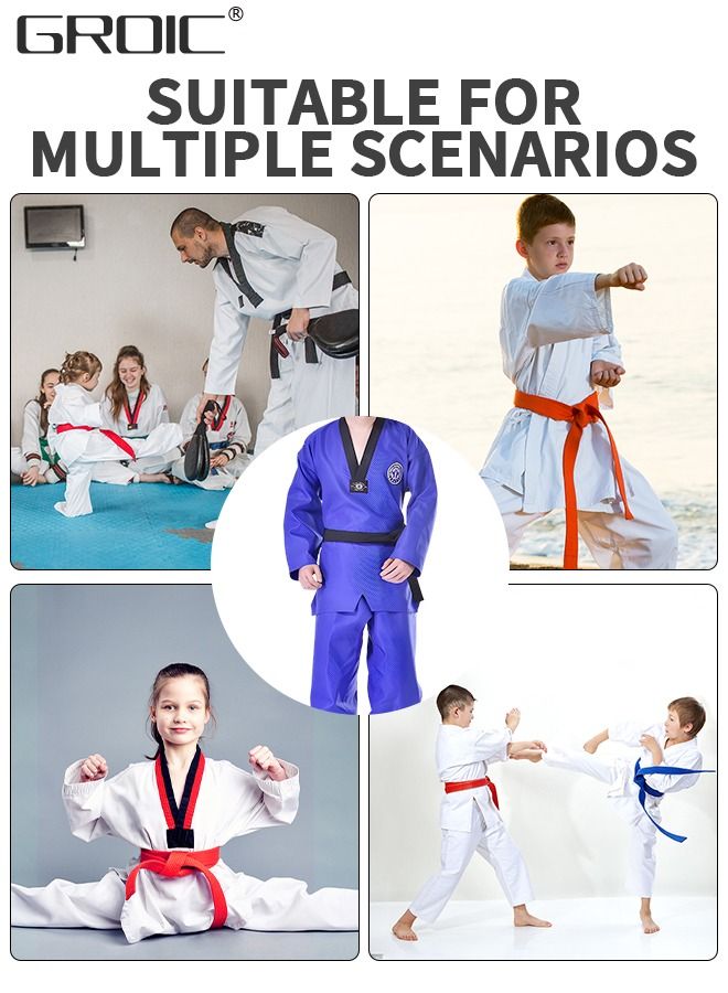 Taekwondo Suit,Brazilian BJJ Gi Jiu Jitsu Gi for Adults Gi Uniform Durable Pant & Jacket,Sports Training Clothes Parts