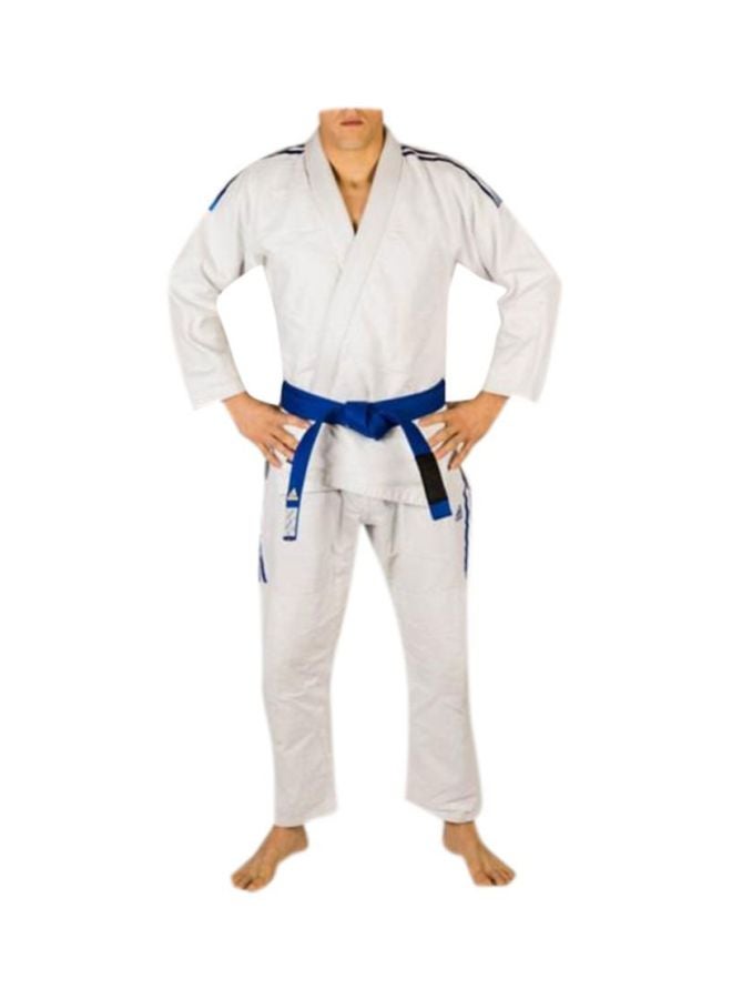 Contest Brazilian Jiu-Jitsu Uniform - Brilliant White, A4 A4