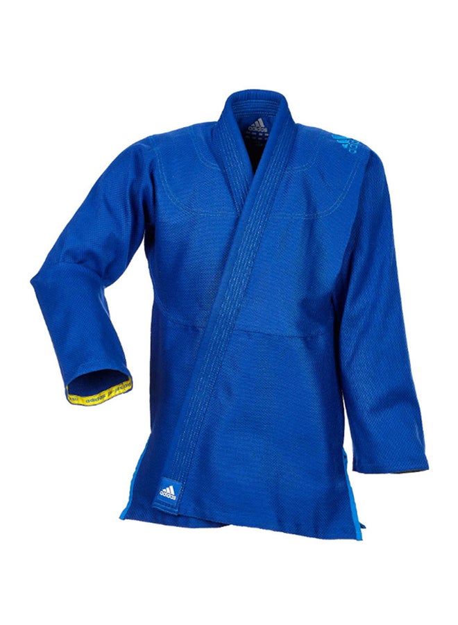 Challenge Brazilian Tie-Knot Jiu-Jitsu Suit Set - Blue/Black A4