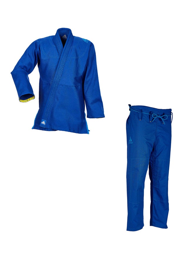 Challenge Brazilian Tie-Knot Jiu-Jitsu Suit Set - Blue/Black A4