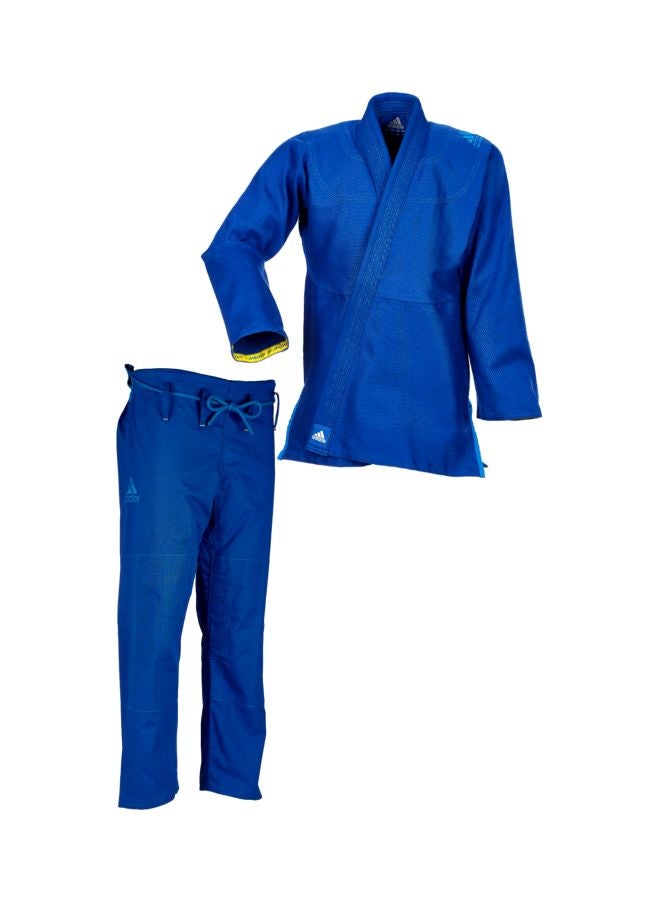 Challenge Brazilian Tie-Knot Jiu-Jitsu Suit Set - Blue/Black A5