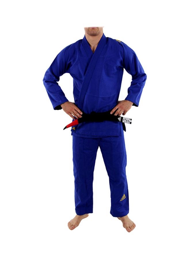 Challenge Brazilian Tie-Knot Jiu-Jitsu Suit Set - Blue/Black A5