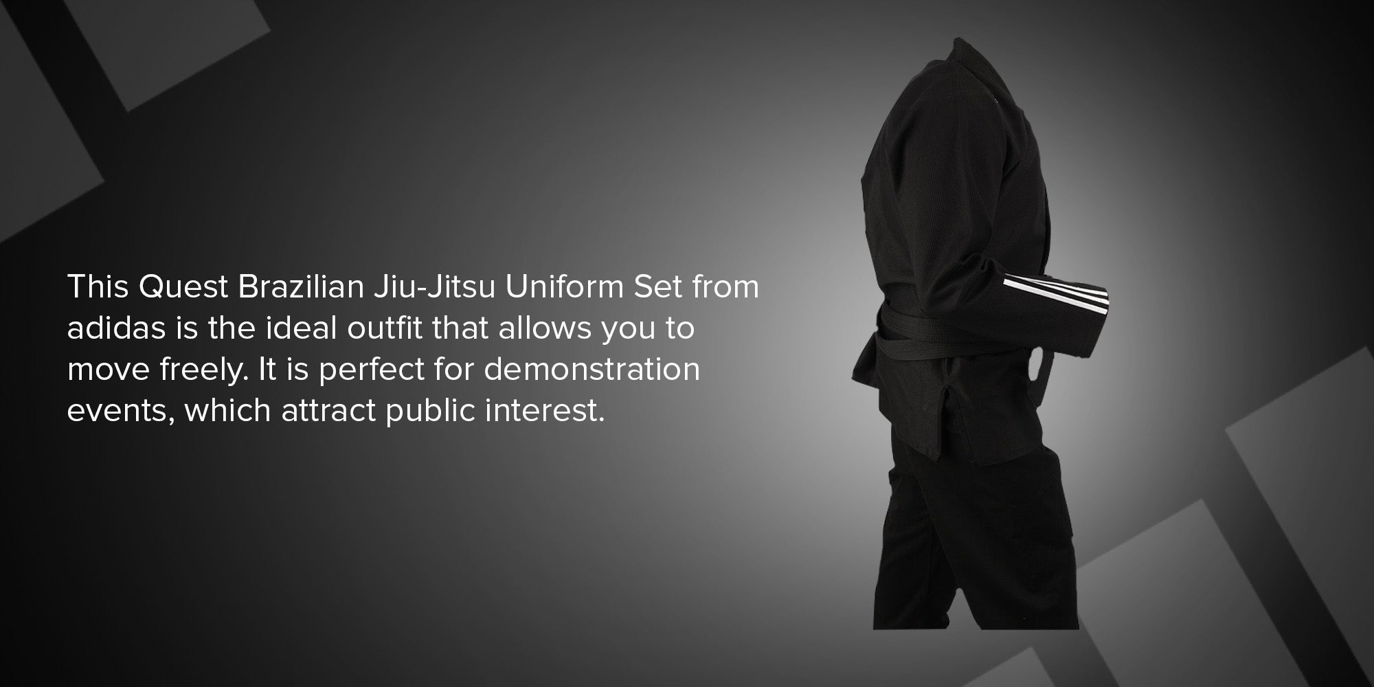 Quest Brazilian Jiu-Jitsu Uniform - Black A4