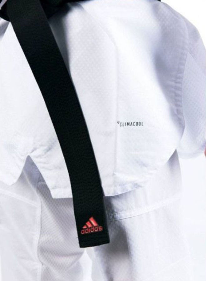 ADI-CONTEST Taekwondo Uniform - White/Black 160cm