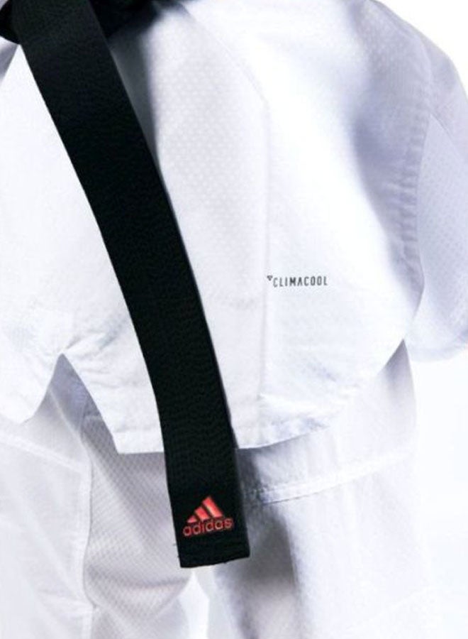 ADI-CONTEST Taekwondo Uniform - White/Black 210cm