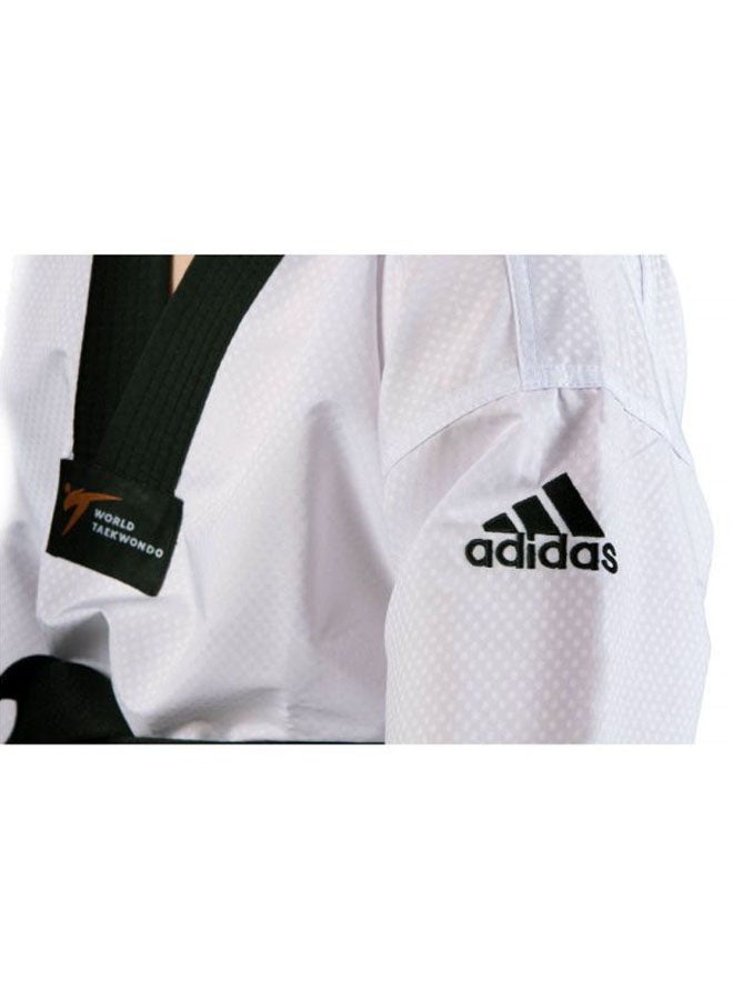 ADI-CONTEST Taekwondo Uniform - White/Black 200cm