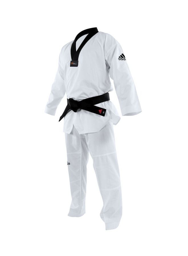 ADI-CONTEST Taekwondo Uniforn - White/Black 140cm